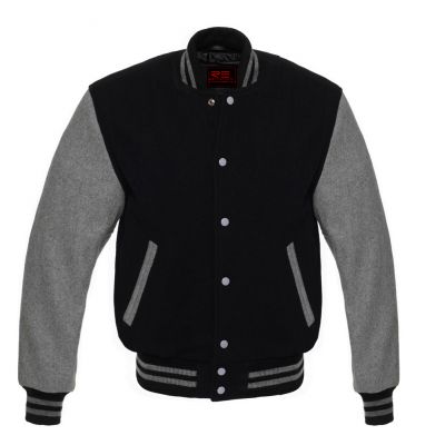 Varsity Classic jacket Black-Grey